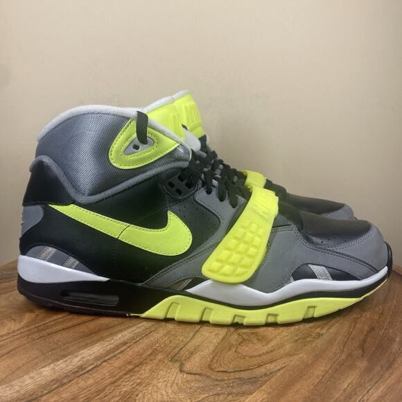 Nike Air Trainer SC 2 Volt Mens Black Green Size 13 Shoes Bo Jackson 443575-004 - Picture 1 of 9
